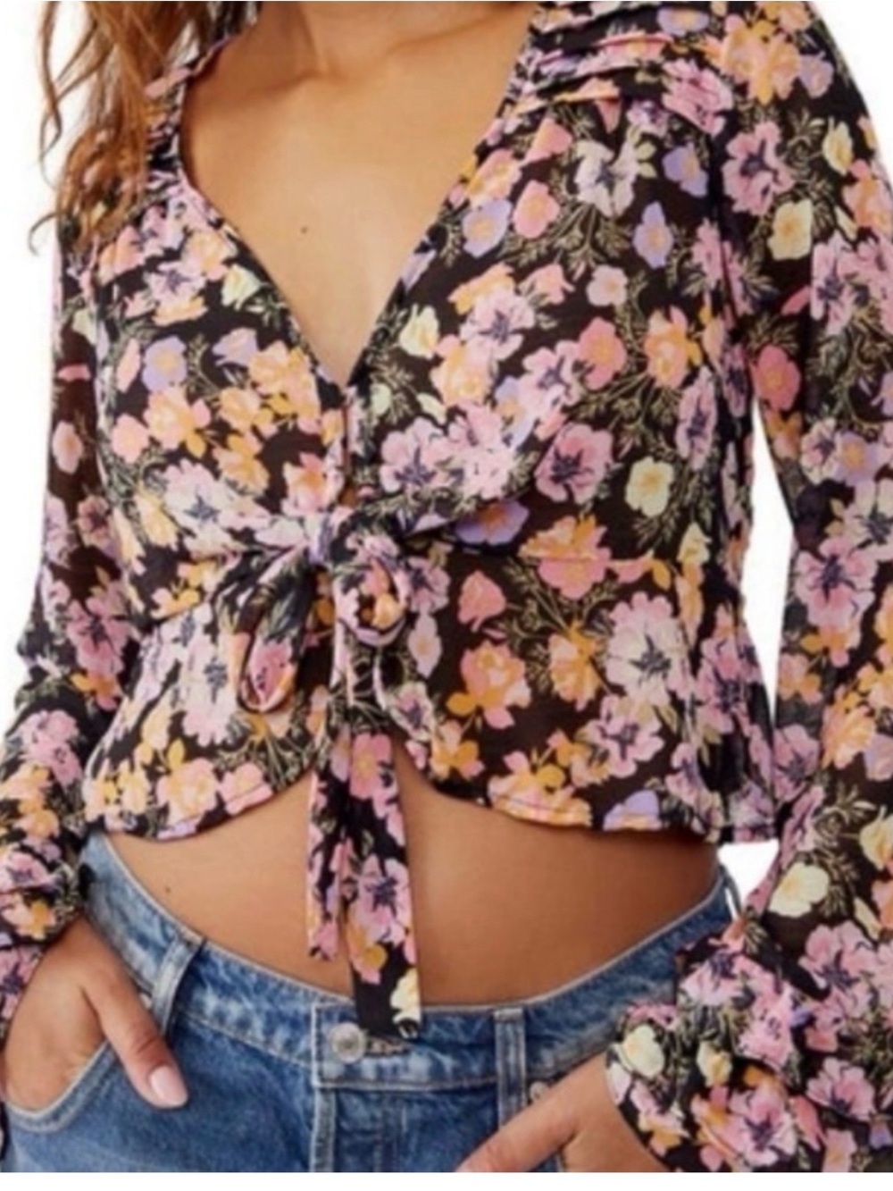 NWT free people maybel blouse size medium